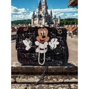 Minime Paris Hand-Beaded Mini Mouse Bag – XS | Made in France